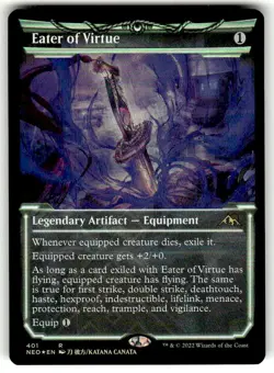 Kamigawa: Neon Dynasty Eater of Virtue FOIL Expansion/Rare - Image 3