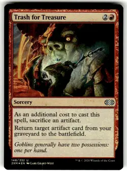 Double Masters Trash for Treasure FOIL Masters/Uncommon - Image 1