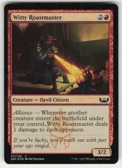 Streets of New Capenna Witty Roastmaster Foil Expansion/Common - Image 1