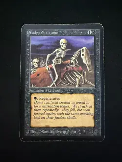 Magic The Gathering: Alpha Drudge Skeletons MTG Alpha - Image 1