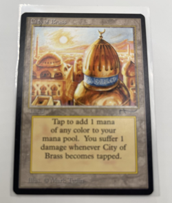 MAGIC THE GATHERING MTG CITY OF BRASS  ARABIAN NIGHTS NR MINT- MINT - Image 3