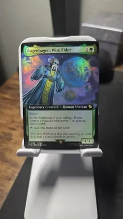 Bugenhagen, Wise Elder (NM Extended Art Foil Rare) #159, MTG Final Fantasy - Image 1