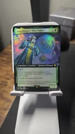 Bugenhagen, Wise Elder (NM Extended Art Foil Rare) #159, MTG Final Fantasy - Image 4