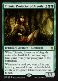 Titania, Protector of Argoth ~ Commander Anthology 1 [ Excellent ] [ Magic MTG ] - Image 1