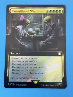 MTG Casualties of War Extended Art Surge Foil #1004 Universes Beyond: Fallout NM - Image 2