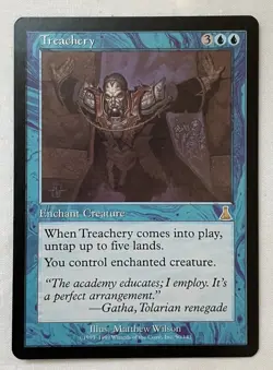 1x Treachery - Urza's Destiny - MTG - Magic the Gathering - LP/NM - Image 2