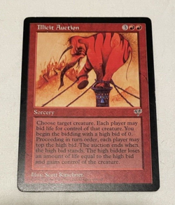 1x Illicit Auction - Mirage - MTG - Magic the Gathering - LP - Image 3