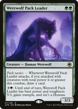 [MTG][MAGIC] Werewolf Pack Leader - AFR [NM] - Image 1