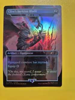 MTG - Clive's Invictus Blade - Foil - Final Fantasy Secret Lair - Magic - Image 3