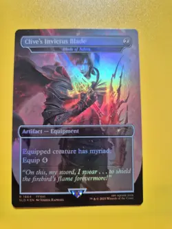 MTG - Clive's Invictus Blade - Foil - Final Fantasy Secret Lair - Magic - Image 5