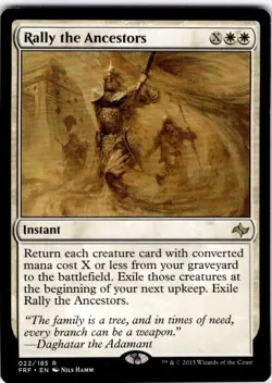 MTG Rally the Ancestors Fate Reforged Rare #22 - Image 1