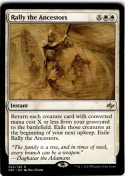 MTG Rally the Ancestors Fate Reforged Rare #22 - Image 3