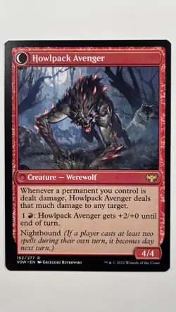 MTG Innistrad Crimson Vow Ill-Tempered Loner 162/277 Magic the Gathering - Image 4