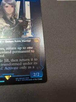 Jill, Shiva's Dominant/ Shiva Warden Of Ice  (Borderless) Final Fantasy Foil Mtg - Image 2
