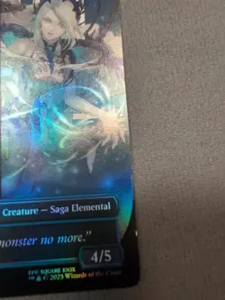 Jill, Shiva's Dominant/ Shiva Warden Of Ice  (Borderless) Final Fantasy Foil Mtg - Image 7