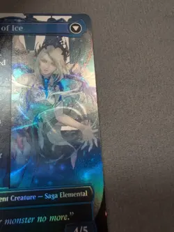 Jill, Shiva's Dominant/ Shiva Warden Of Ice  (Borderless) Final Fantasy Foil Mtg - Image 8