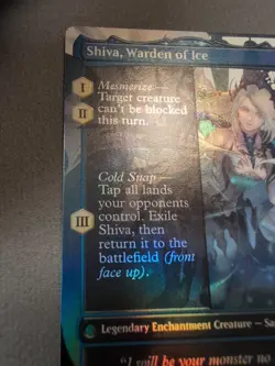 Jill, Shiva's Dominant/ Shiva Warden Of Ice  (Borderless) Final Fantasy Foil Mtg - Image 9