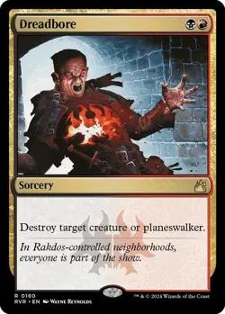 Dreadbore (FOIL) - Ravnica Remastered (RVR) NM Magic: The Gathering - Image 1