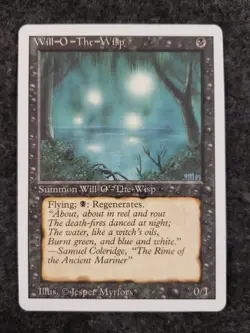Will-O'-The-Wisp Magic the Gathering  REVISED -MINT~ MTG  NEVER PLAYED (DS3D1K3) - Image 19