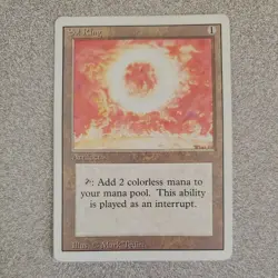 NM/LP Sol Ring Revised Mtg Magic the Gathering - Image 1