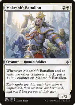 MTG Makeshift Battalion War of the Spark 022/264 Regular Common - Image 7