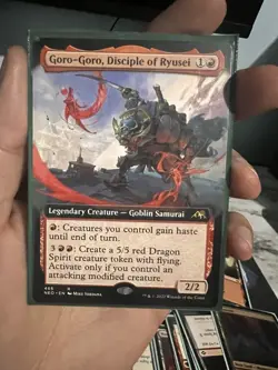 MTG Commander Goro-Goro, Disciple of Ryusei (Extended Art) EXTREMELY FAST PACE - Image 1