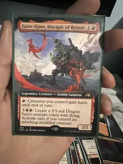 MTG Commander Goro-Goro, Disciple of Ryusei (Extended Art) EXTREMELY FAST PACE - Image 5