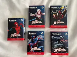 SDCC 2025 Magic The Gathering x Spider-Man Complete Welcome Deck Set (5) & COMIC - Image 10