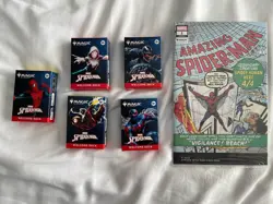 SDCC 2025 Magic The Gathering x Spider-Man Complete Welcome Deck Set (5) & COMIC - Image 12