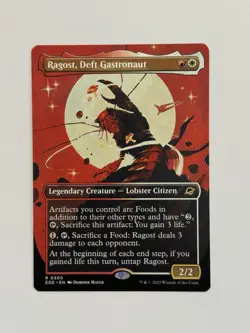 Ragost, Deft Gastronaut (Borderless) Edge of Eternities Regular NM Ships Now - Image 3