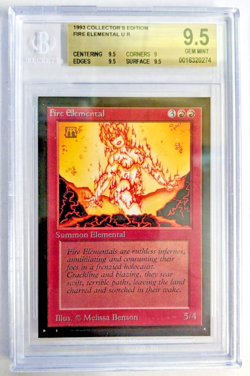 MTG CE Fire Elemental BGS GRADE 9.5 - Image 3