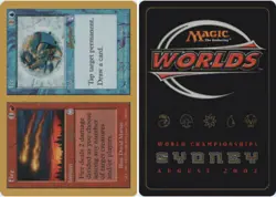 Fire // Ice - Sim Han How - 2002 ~ Lightly Played World Championship X MTG Magic - Image 1