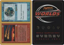 Fire // Ice - Sim Han How - 2002 ~ Lightly Played World Championship X MTG Magic - Image 2