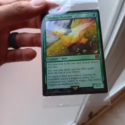 Traveling Chocobo MTG Final Fantasy Pre Release Foil! (MINT in Pack) - Image 1