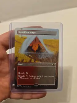 x1 Sunbillow Verge DFT Aetherdrift MTG 373 FOIL RARE BORDERLESS M/NM 1x - Image 3