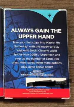 BLUE MTG Marvel Spiderman Welcome Deck - SDCC 2025 Magic The Gathering OPEN NM+ - Image 6
