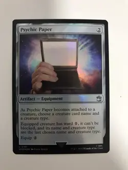 Psychic Paper Foil MTG Magic the Gathering Card NM Near Mint WHO - Image 2