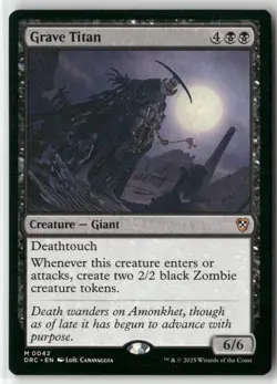 Grave Titan 42 Near Mint MTG Aetherdrift Magic - Image 4