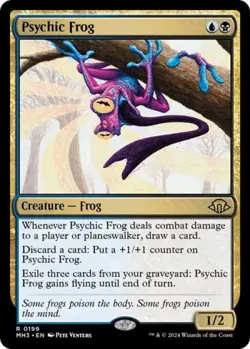 MTG English Psychic Frog NM Foil Modern Horizons 3 - Image 1