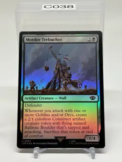 Mordor Trebuchet Foil Lord Of The Rings LTR MTG Magic The Gathering - Image 1
