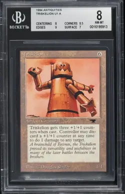 Triskelion | Antiquities | 1994 Magic The Gathering MTG  | BGS 8 NM-MT - Image 1