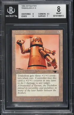 Triskelion | Antiquities | 1994 Magic The Gathering MTG  | BGS 8 NM-MT - Image 3