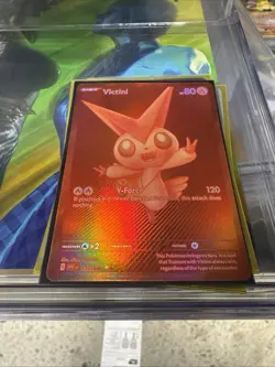 Red Victini English Pokemon White Flare Black Bolt WHT EN 172/086 - Image 11