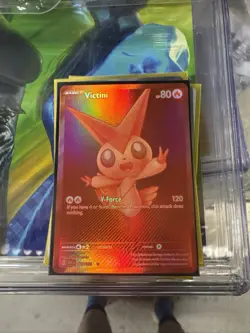 Red Victini English Pokemon White Flare Black Bolt WHT EN 172/086 - Image 8