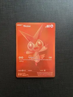 Red Victini English Pokemon White Flare Black Bolt WHT EN 172/086 - Image 6
