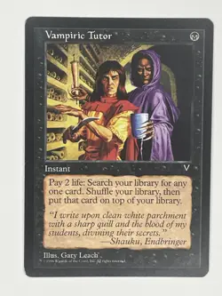Vampiric Tutor Visions LP Mtg Magic The Gathering - Image 1