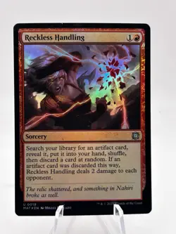 Reckless Handling 0019 Foil MOM: The Aftermath MAT MTG LP - Image 1