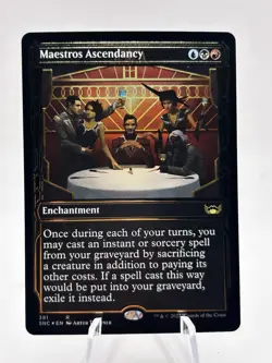 Maestros Ascendancy 381 Gilded Foil Streets of New Capenna SNC MTG NM - Image 1