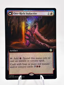 Ore-Rich Stalactite0023 Foil Extended Art Lost Caverns of Ixalan LCI MTG NM - Image 1