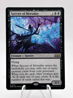 Specter of Mortality 0107 Wilds of Eldraine WOE MTG NM - Image 1